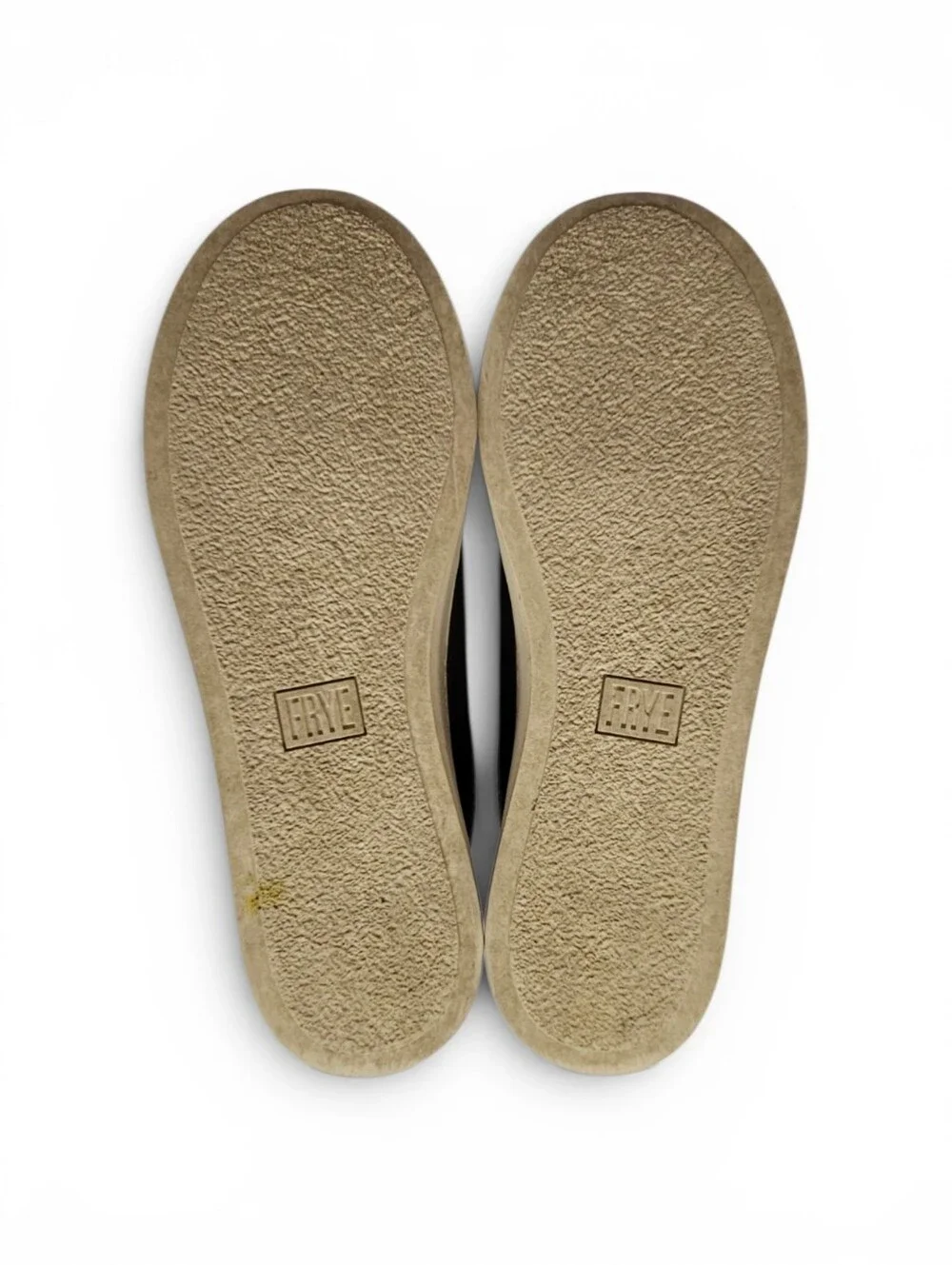 Frye Lena Low Platform Slip-On Leather Sneakers in Pewter And Bronze Size 6.5